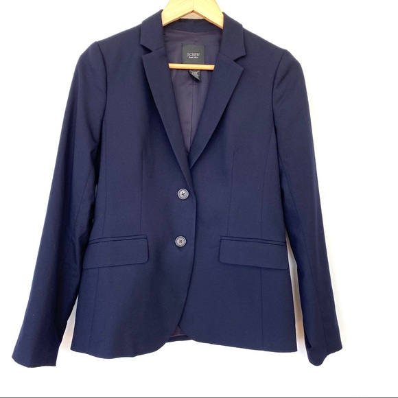 J. Crew Jackets & Blazers - J. Crew 💯 wool navy blazer